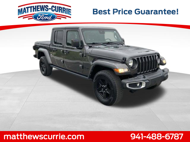 Used 2021 Jeep Gladiator Sport S with VIN 1C6HJTAG2ML576147 for sale in Englewood, FL