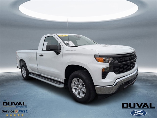 Used 2023 Chevrolet Silverado 1500 Work Truck with VIN 3GCNAAED0PG325113 for sale in Jacksonville, FL