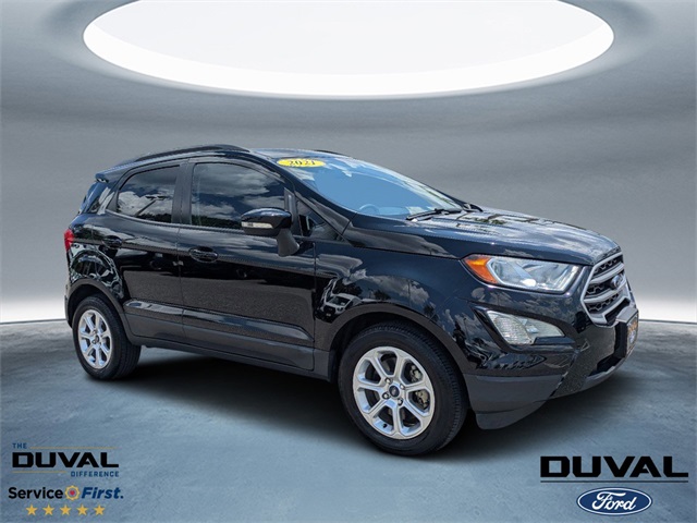 Used 2021 Ford EcoSport SE with VIN MAJ3S2GE9MC406079 for sale in Jacksonville, FL