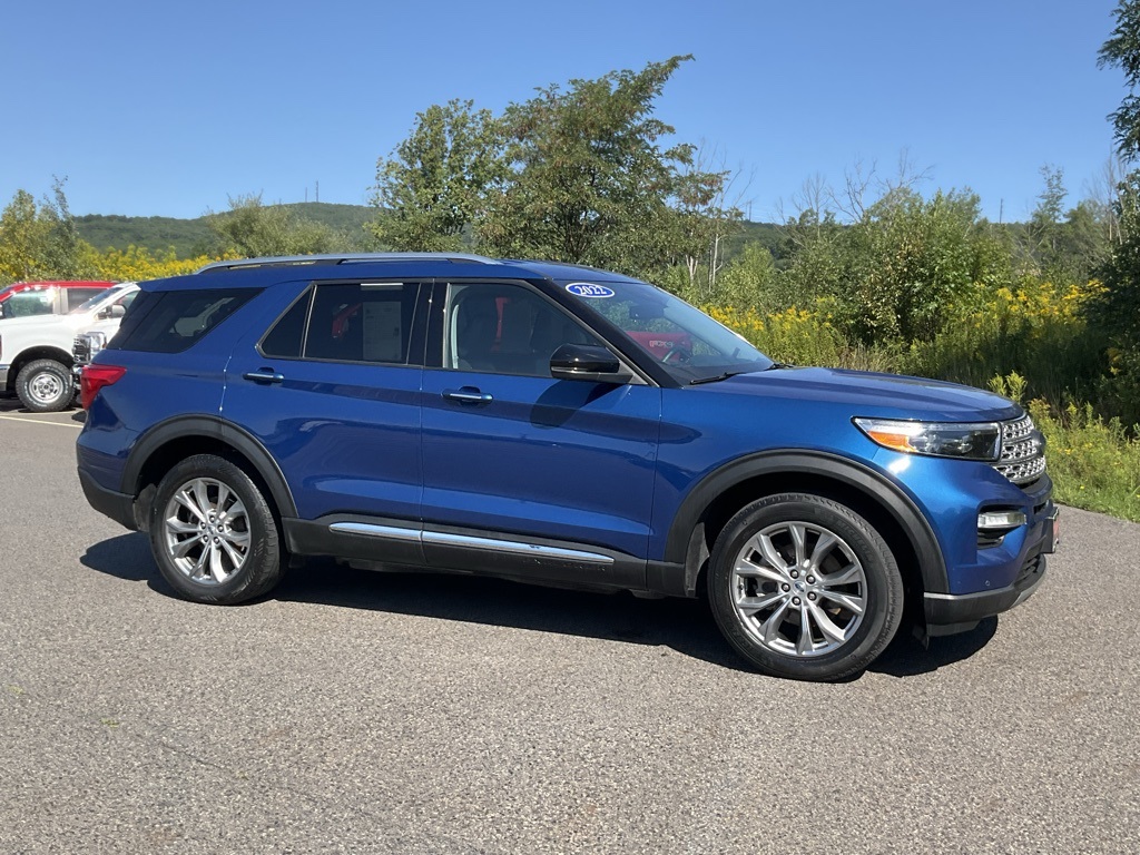 Certified 2022 Ford Explorer Limited with VIN 1FMSK8FHXNGA95742 for sale in Dickson City, PA