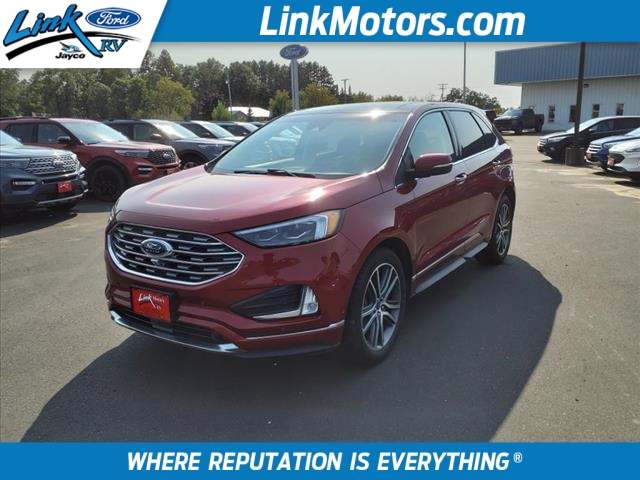 Used 2019 Ford Edge Titanium with VIN 2FMPK4K99KBB13244 for sale in Minong, WI