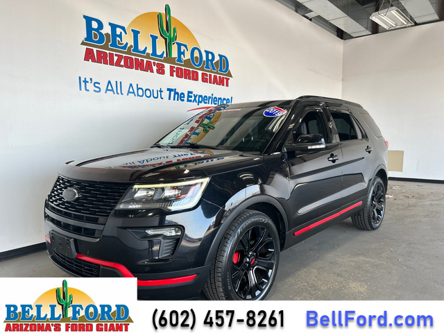 Certified 2019 Ford Explorer Sport with VIN 1FM5K8GT0KGB54017 for sale in Phoenix, AZ