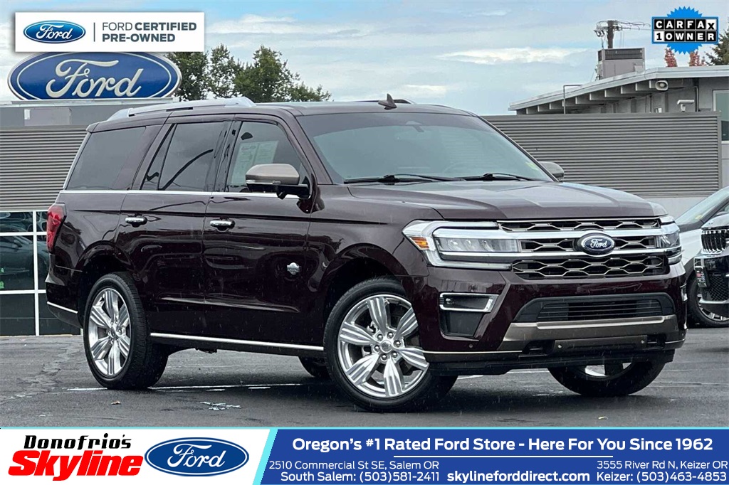 Certified 2023 Ford Expedition King Ranch with VIN 1FMJU1P89PEA34604 for sale in Salem, OR