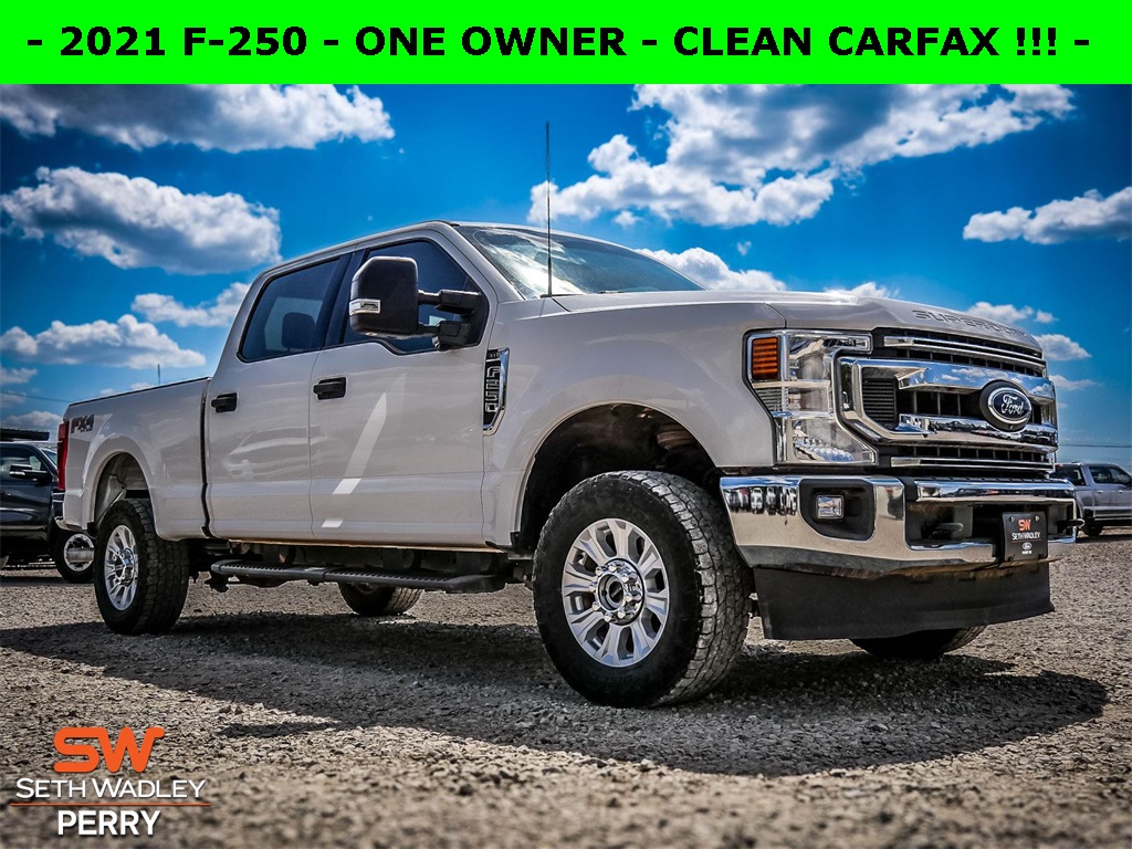 Used 2021 Ford F-250 Super Duty XLT with VIN 1FT7W2B62MED95964 for sale in Perry, OK