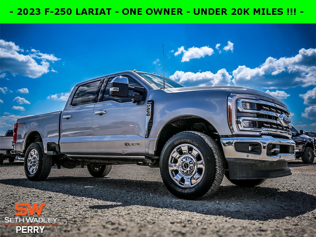 Used 2023 Ford F-250 Super Duty Lariat with VIN 1FT8W2BTXPED09086 for sale in Perry, OK