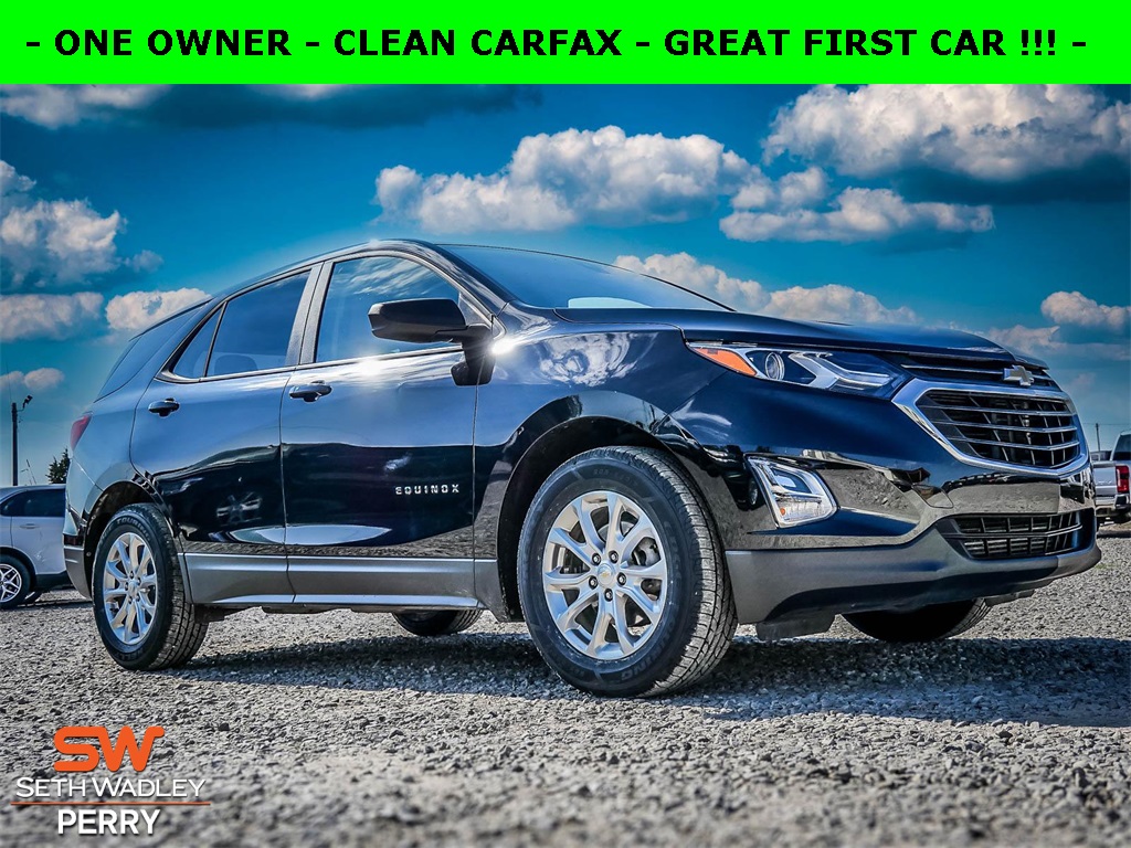 Used 2020 Chevrolet Equinox LS with VIN 2GNAXHEV3L6194397 for sale in Perry, OK