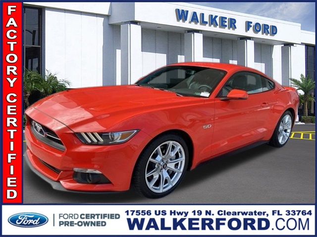 Certified 2015 Ford Mustang GT Premium with VIN 1FA6P8CF2F5341065 for sale in Clearwater, FL