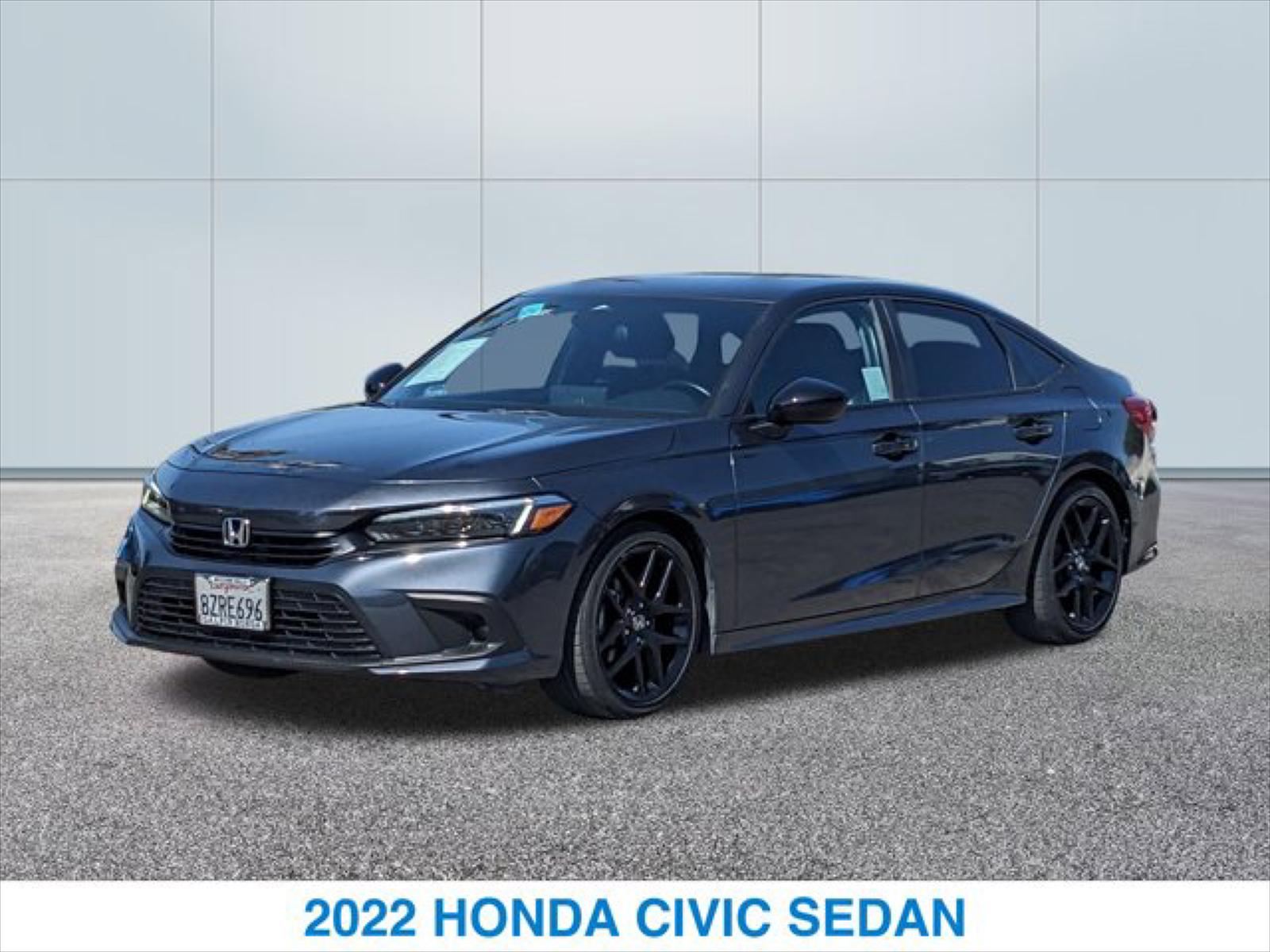 Certified 2022 Honda Civic Sport with VIN 2HGFE2F55NH560451 for sale in San Fernando, CA