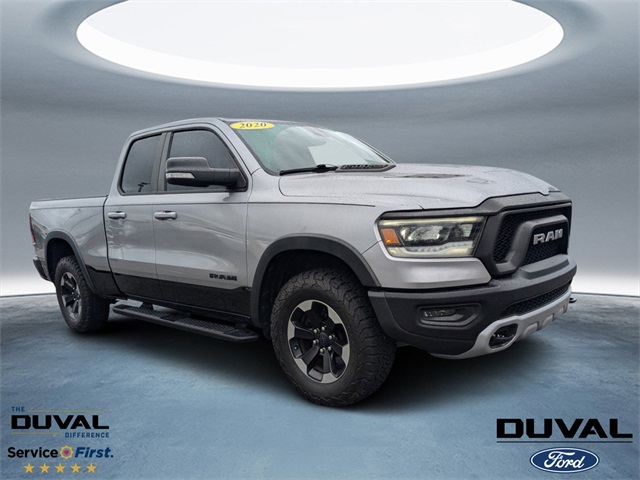 Used 2020 RAM Ram 1500 Pickup Rebel with VIN 1C6SRFET8LN146097 for sale in Jacksonville, FL