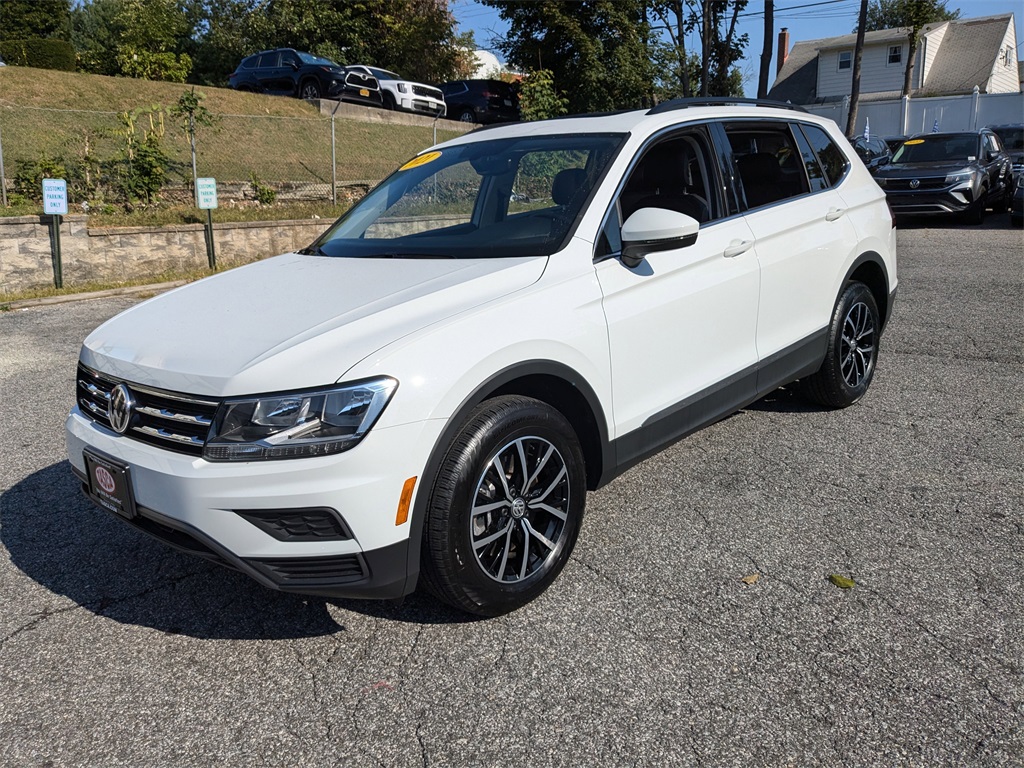 Certified 2021 Volkswagen Tiguan SE with VIN 3VV2B7AX3MM118054 for sale in Dickson City, PA