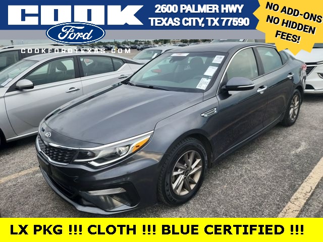 Certified 2020 Kia Optima LX with VIN 5XXGT4L35LG393063 for sale in Texas City, TX