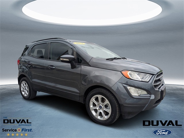 Used 2021 Ford EcoSport SE with VIN MAJ3S2GEXMC396162 for sale in Jacksonville, FL