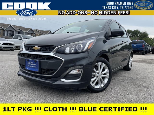 Certified 2021 Chevrolet Spark 1LT with VIN KL8CD6SAXMC722714 for sale in Texas City, TX