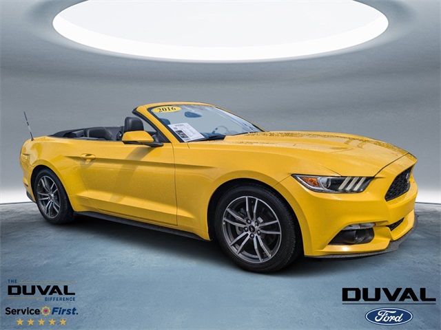 Used 2016 Ford Mustang EcoBoost Premium with VIN 1FATP8UH7G5216289 for sale in Jacksonville, FL