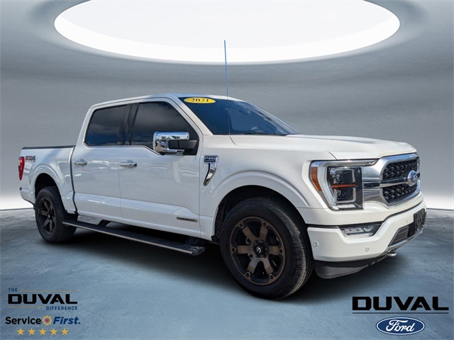 Used 2021 Ford F-150 Platinum with VIN 1FTFW1ED6MFA57042 for sale in Jacksonville, FL