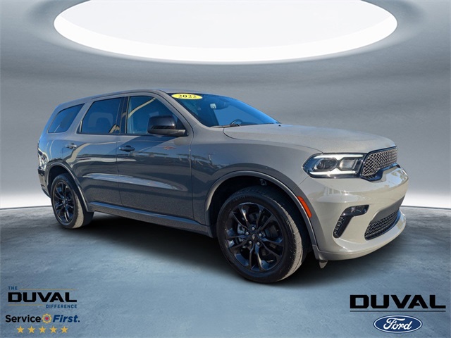 Certified 2022 Dodge Durango SXT with VIN 1C4RDJAG4NC222947 for sale in Jacksonville, FL