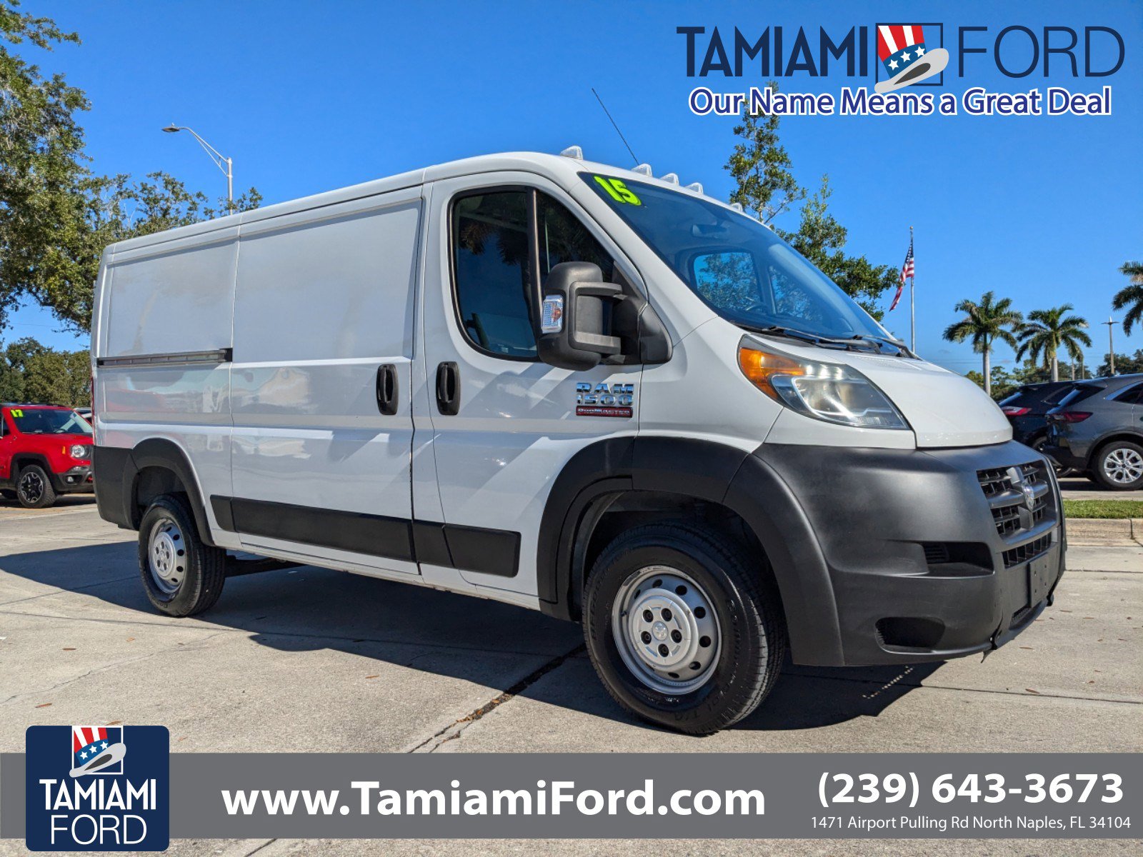 2015 RAM ProMaster 1500 Low Roof