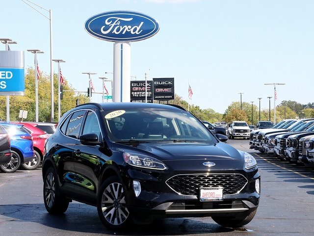 Used 2020 Ford Escape Titanium with VIN 1FMCU9DZ5LUB26765 for sale in Arlington Heights, IL