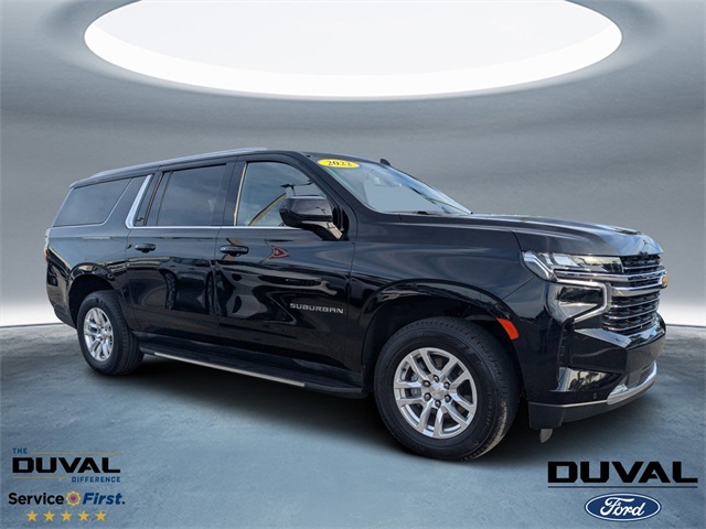 Certified 2022 Chevrolet Suburban LT with VIN 1GNSCCKD6NR165711 for sale in Jacksonville, FL