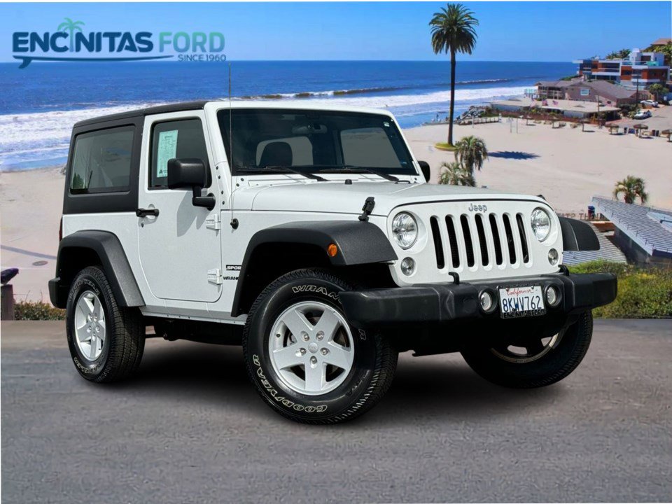 Used 2017 Jeep Wrangler Sport S with VIN 1C4GJWAG6HL681284 for sale in Encinitas, CA