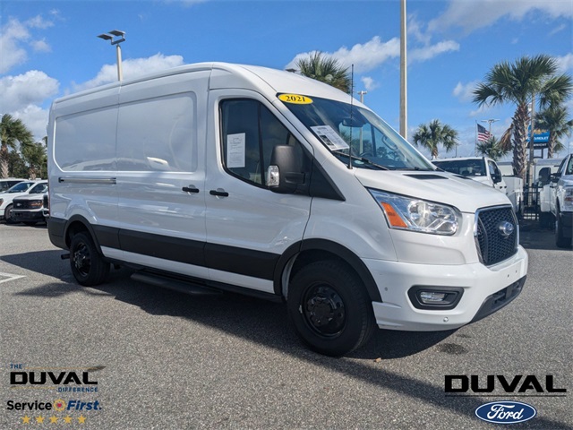 Used 2021 Ford Transit Van Base with VIN 1FTBR1C82MKA95256 for sale in Jacksonville, FL