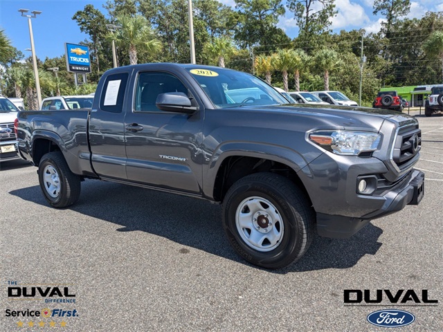 Used 2021 Toyota Tacoma SR5 with VIN 3TYRX5GN5MT031348 for sale in Jacksonville, FL