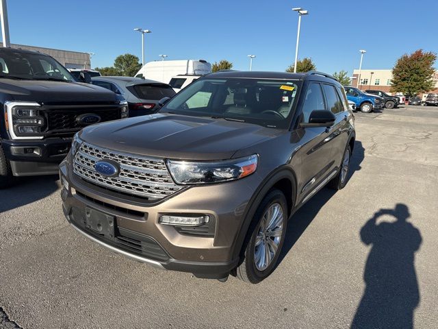 Used 2021 Ford Explorer Limited with VIN 1FMSK8FH2MGB49372 for sale in Kansas City