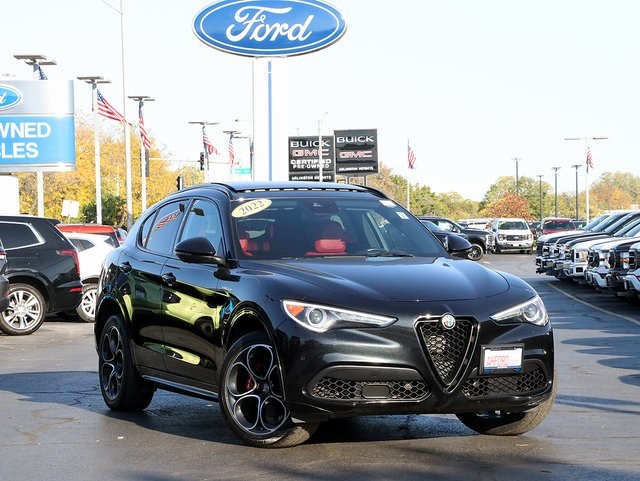 Used 2022 Alfa Romeo Stelvio Ti Veloce with VIN ZASPAKBNXN7D32100 for sale in Arlington Heights, IL