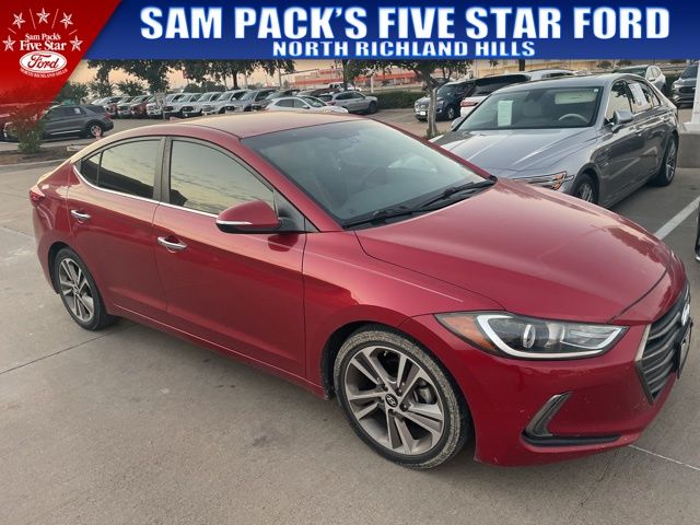 Used 2017 Hyundai Elantra Limited with VIN 5NPD84LF5HH154381 for sale in Richland Hills, TX