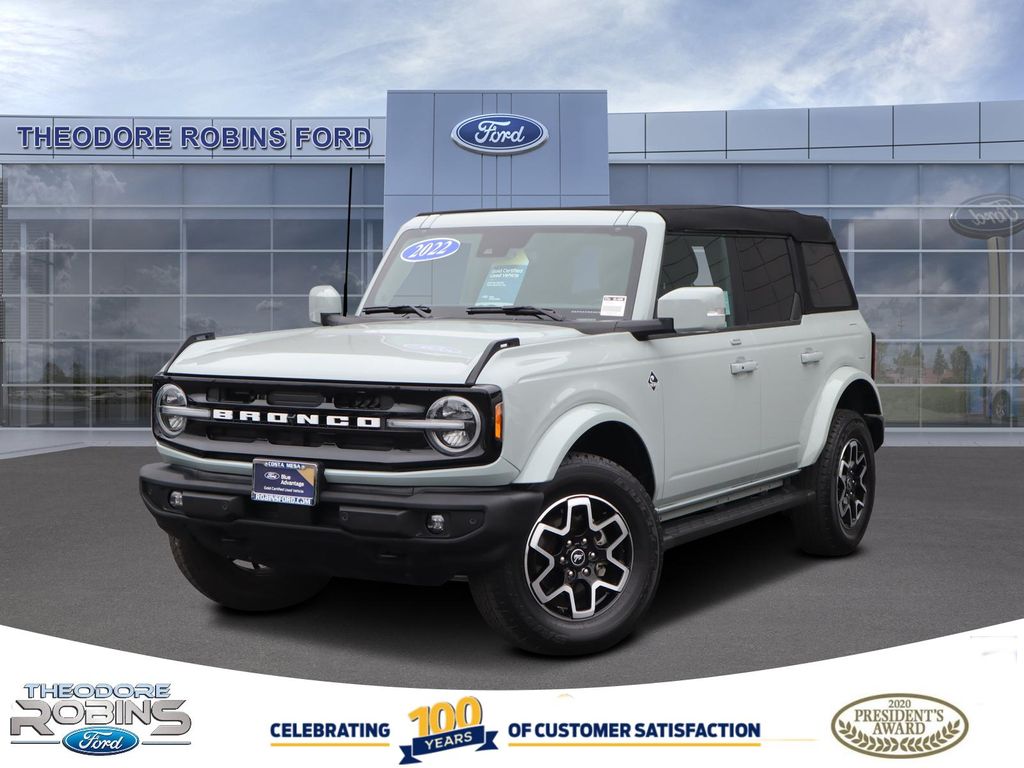 Certified 2022 Ford Bronco 4-Door Outer Banks with VIN 1FMDE5BH5NLB14886 for sale in Costa Mesa, CA