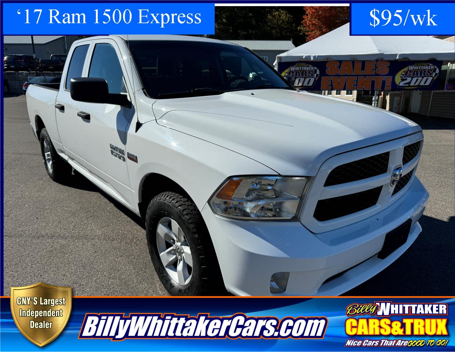 2017 RAM 1500 Express 4X4 Quad Cab 64 Box