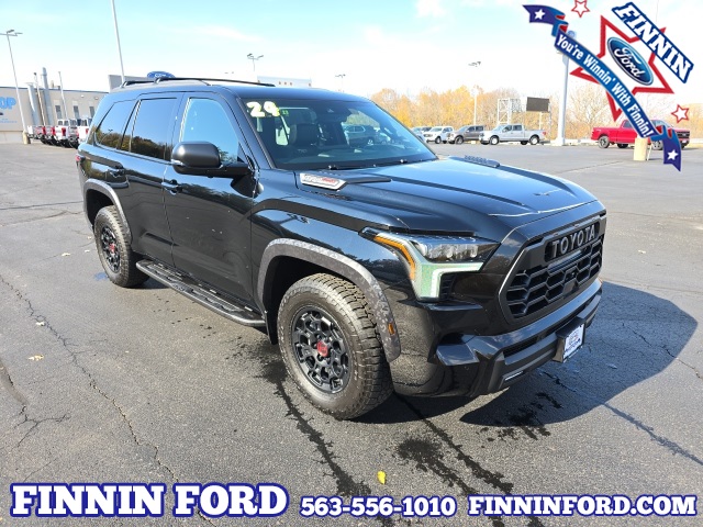 Used 2024 Toyota Sequoia TRD Pro with VIN 7SVAAABA4RX027225 for sale in Dubuque, IA