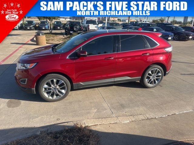 Used 2015 Ford Edge Titanium with VIN 2FMPK3K89FBB66131 for sale in Richland Hills, TX