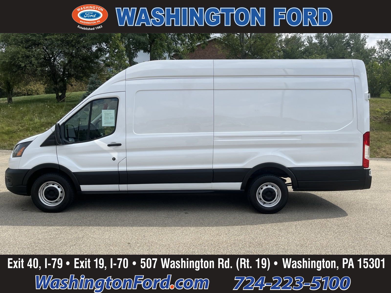 2023 Ford Transit Cargo Van T250 - HIGH ROOF - EXTENDED - CERTIFIED