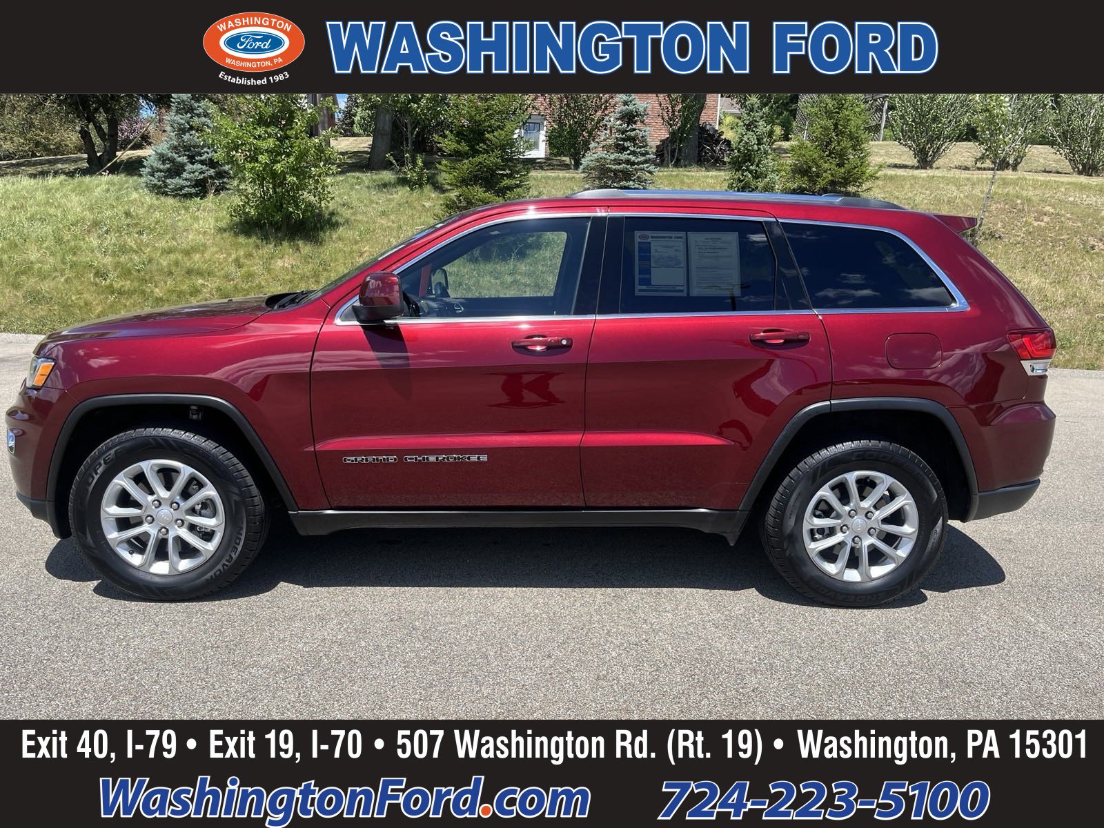 2021 Jeep Grand Cherokee Laredo X - 4X4 - ROOF - Nav