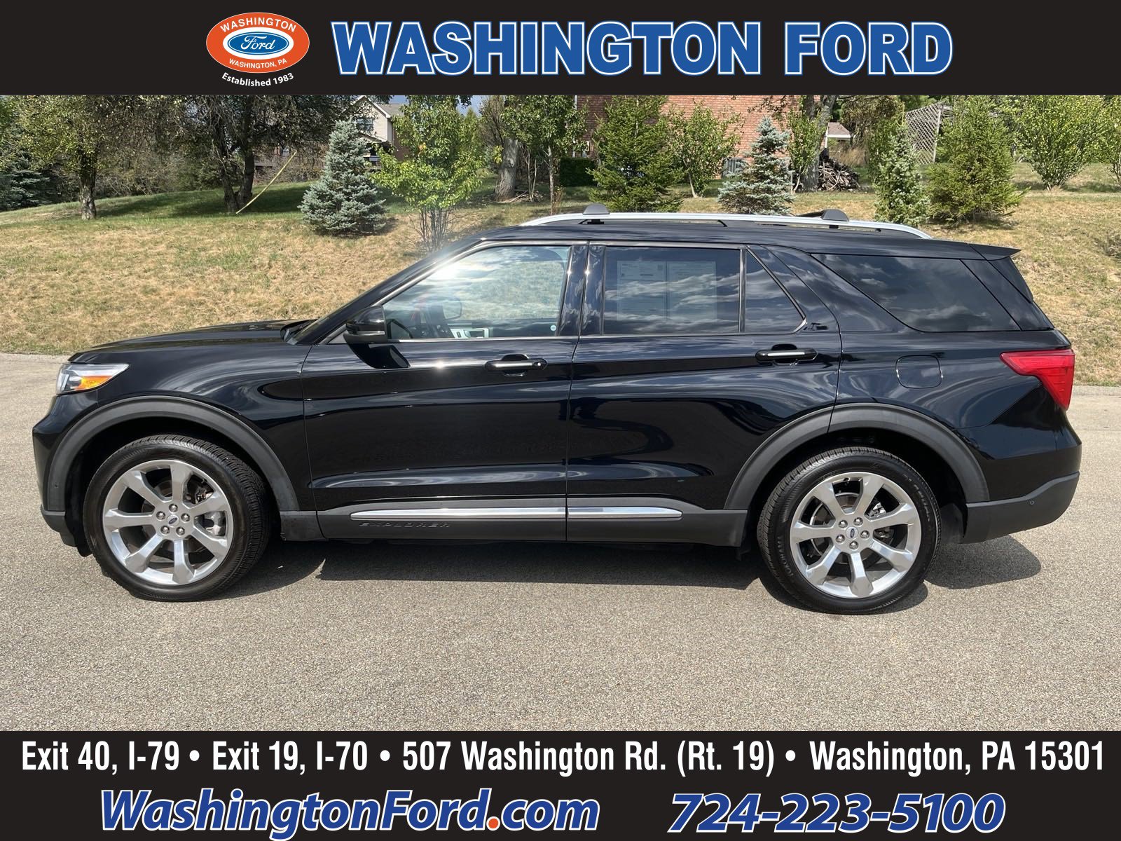 2020 Ford Explorer Platinum - AWD - LEATHER - ROOF - Nav - CERTIFIED