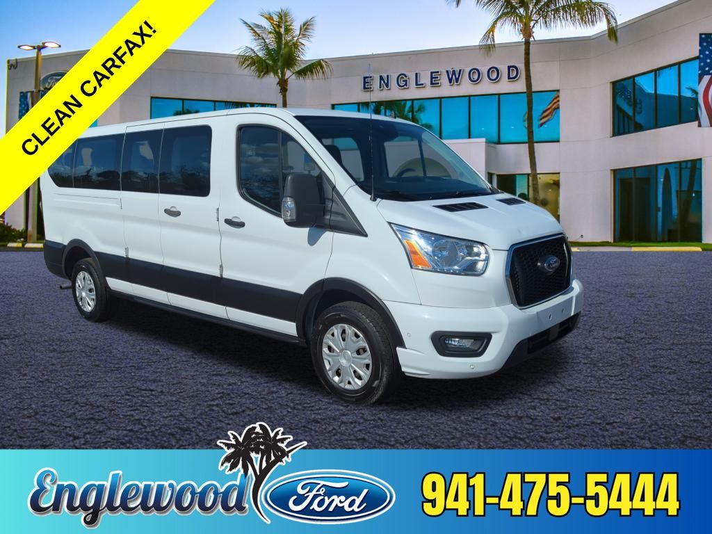 Used 2021 Ford Transit Passenger Van XLT with VIN 1FBAX2Y84MKA12544 for sale in Englewood, FL