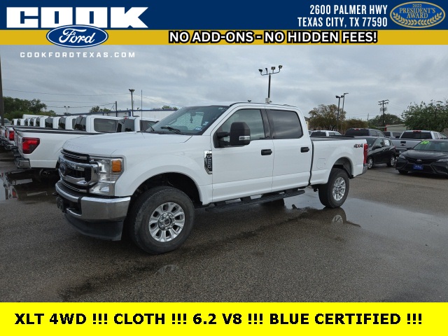 Used 2022 Ford F-250 Super Duty XLT with VIN 1FT7W2B61NEG44224 for sale in Texas City, TX