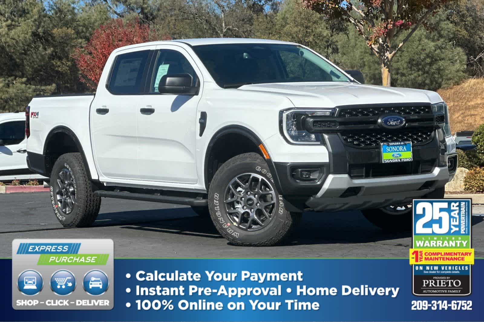 2024 Ford Ranger XLT 4WD SuperCrew 5 Box