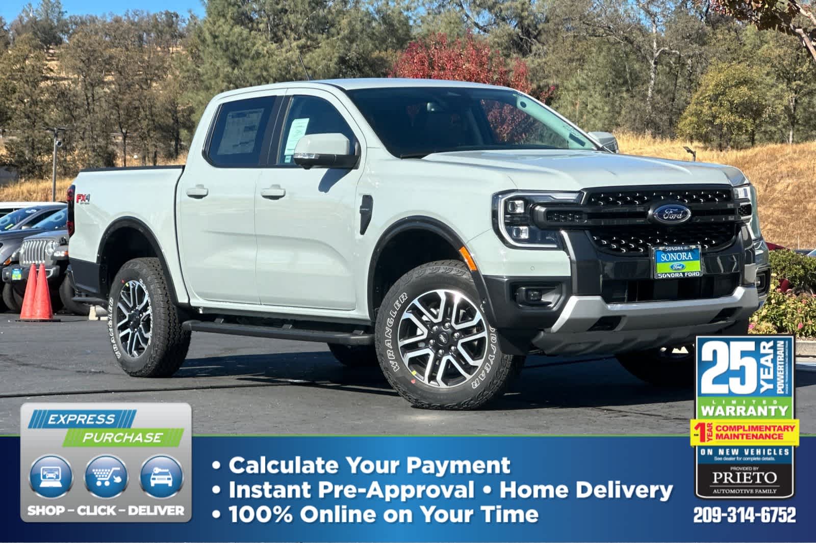 2024 Ford Ranger LARIAT 4WD SuperCrew 5 Box