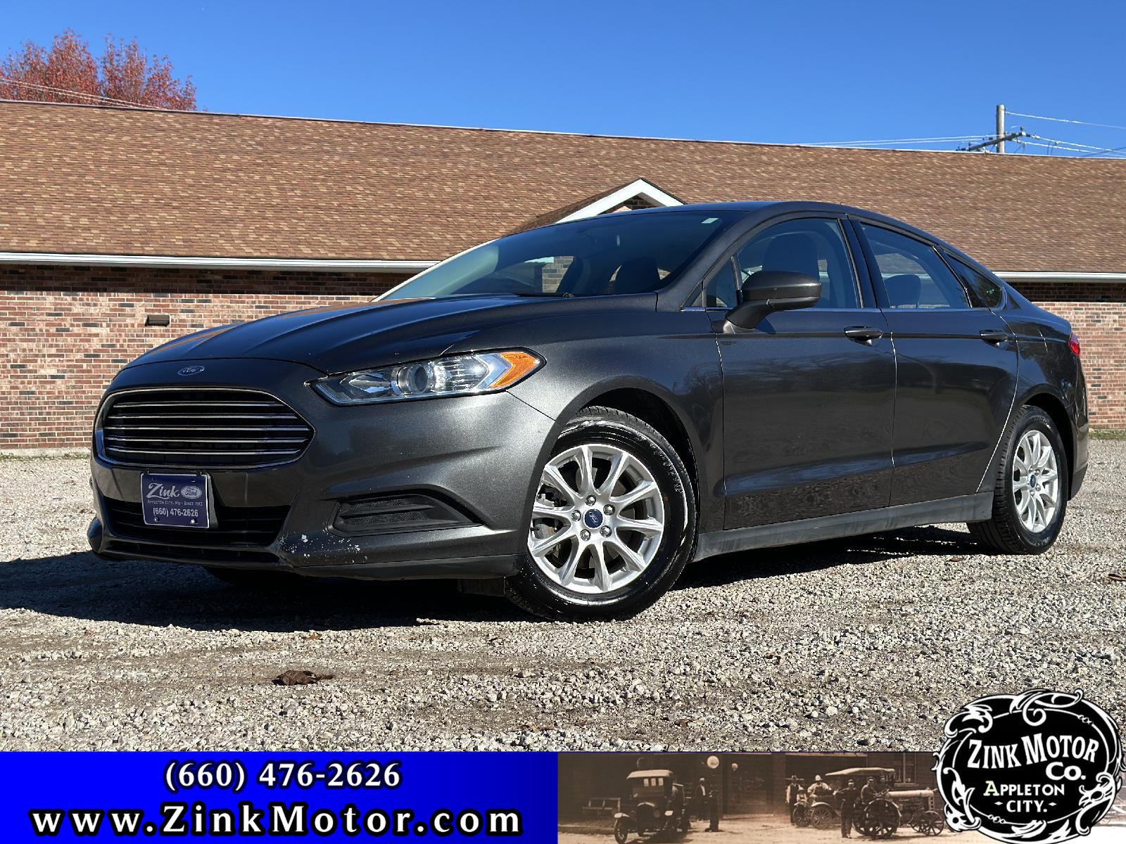 Used 2016 Ford Fusion S with VIN 1FA6P0G72G5116117 for sale in Kansas City