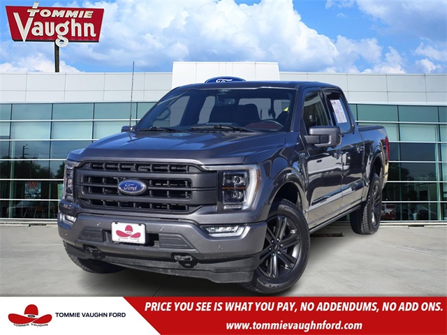 Used 2022 Ford F-150 Lariat with VIN 1FTFW1E85NFA10802 for sale in Houston, TX