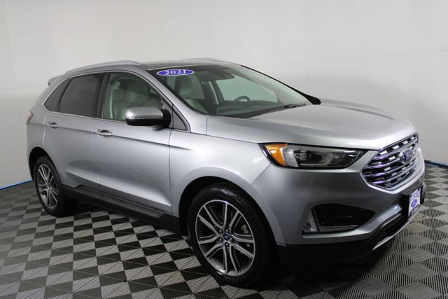 Used 2021 Ford Edge Titanium with VIN 2FMPK4K9XMBA43076 for sale in Kansas City