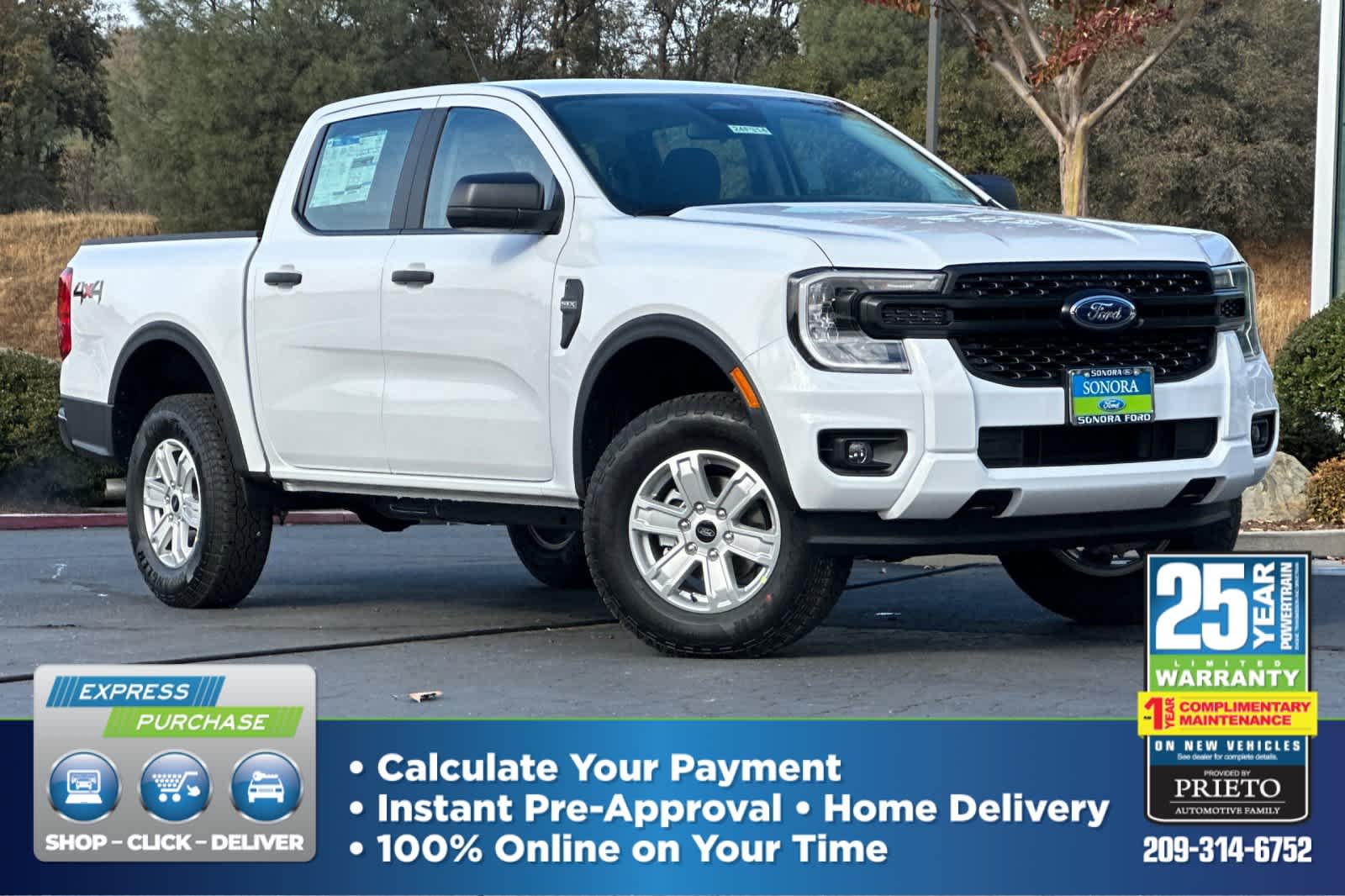 2024 Ford Ranger XL 4WD SuperCrew 5 Box