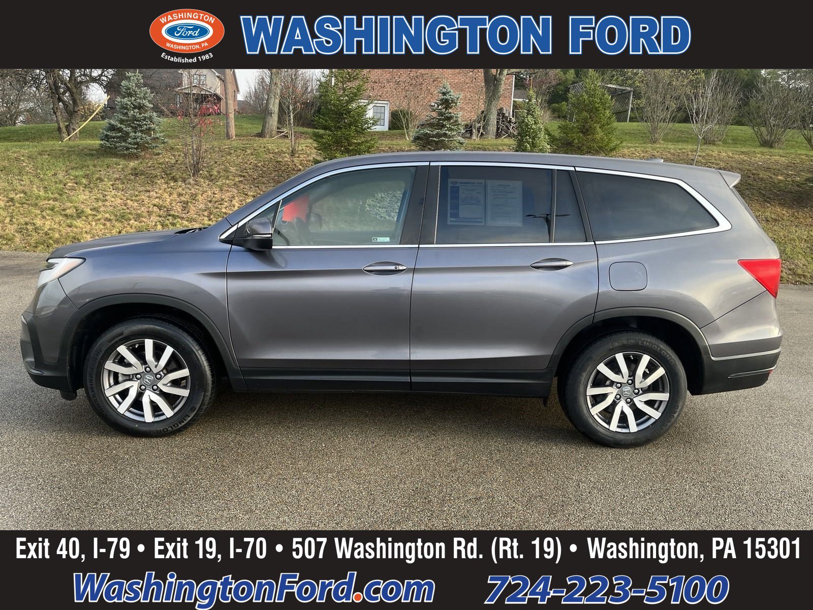 2020 Honda Pilot EX-L - AWD - LEATHER - ROOF