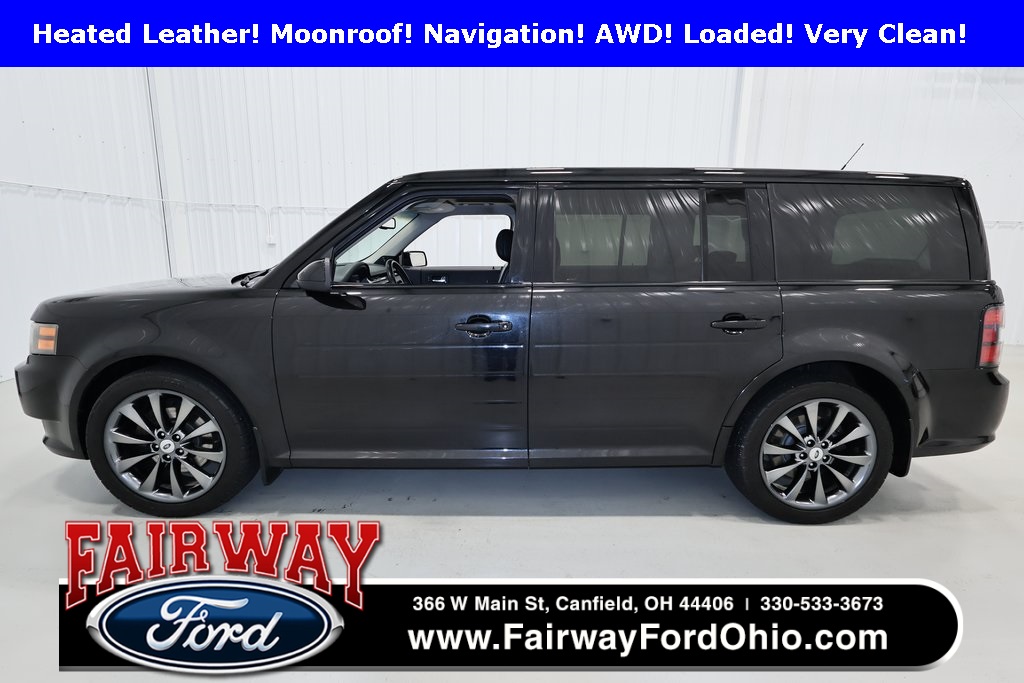 Used 2011 Ford Flex Titanium with VIN 2FMHK6DT7BBD31885 for sale in Canfield, OH