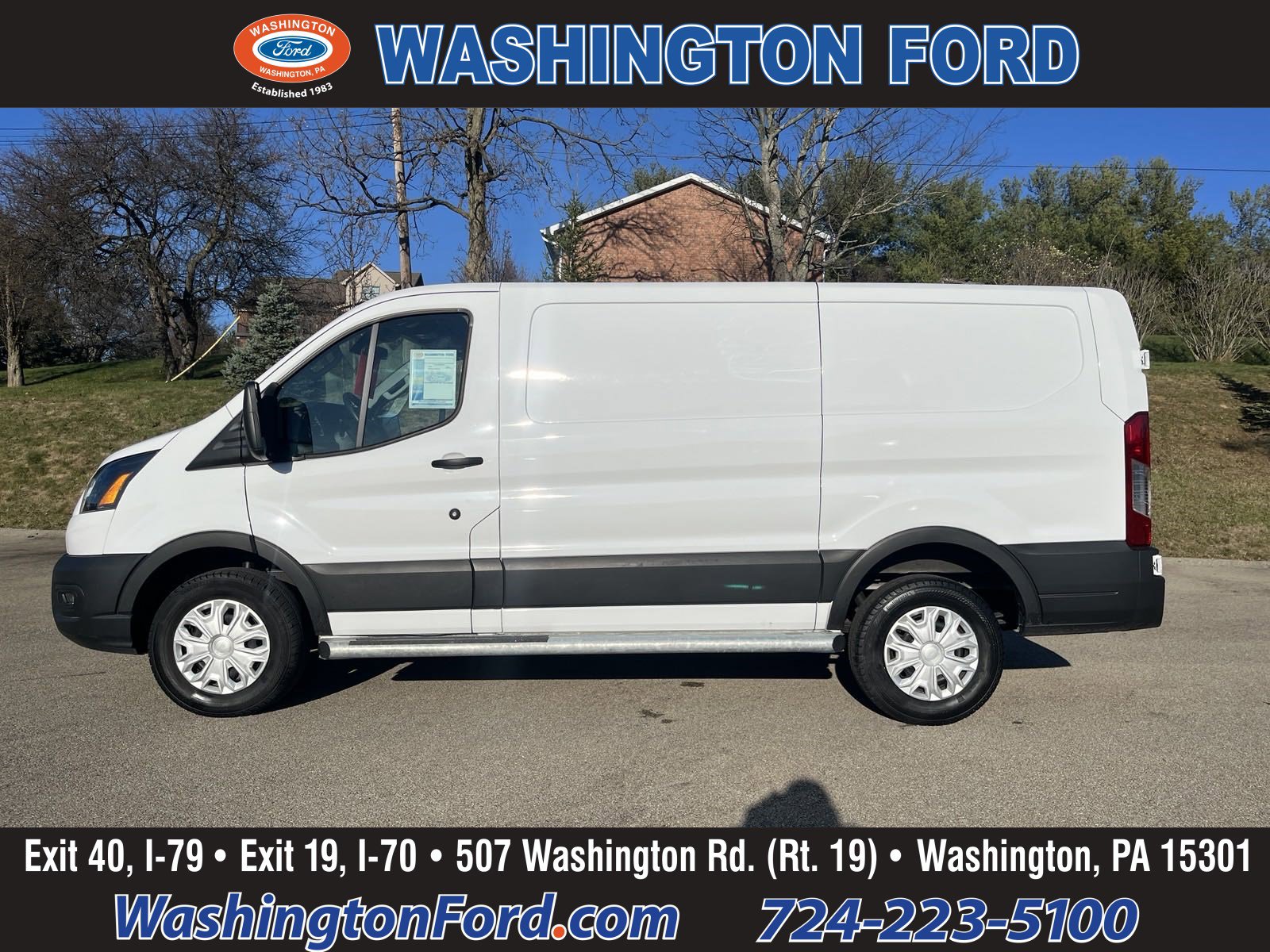 2023 Ford Transit Cargo Van T250 - Low ROOF