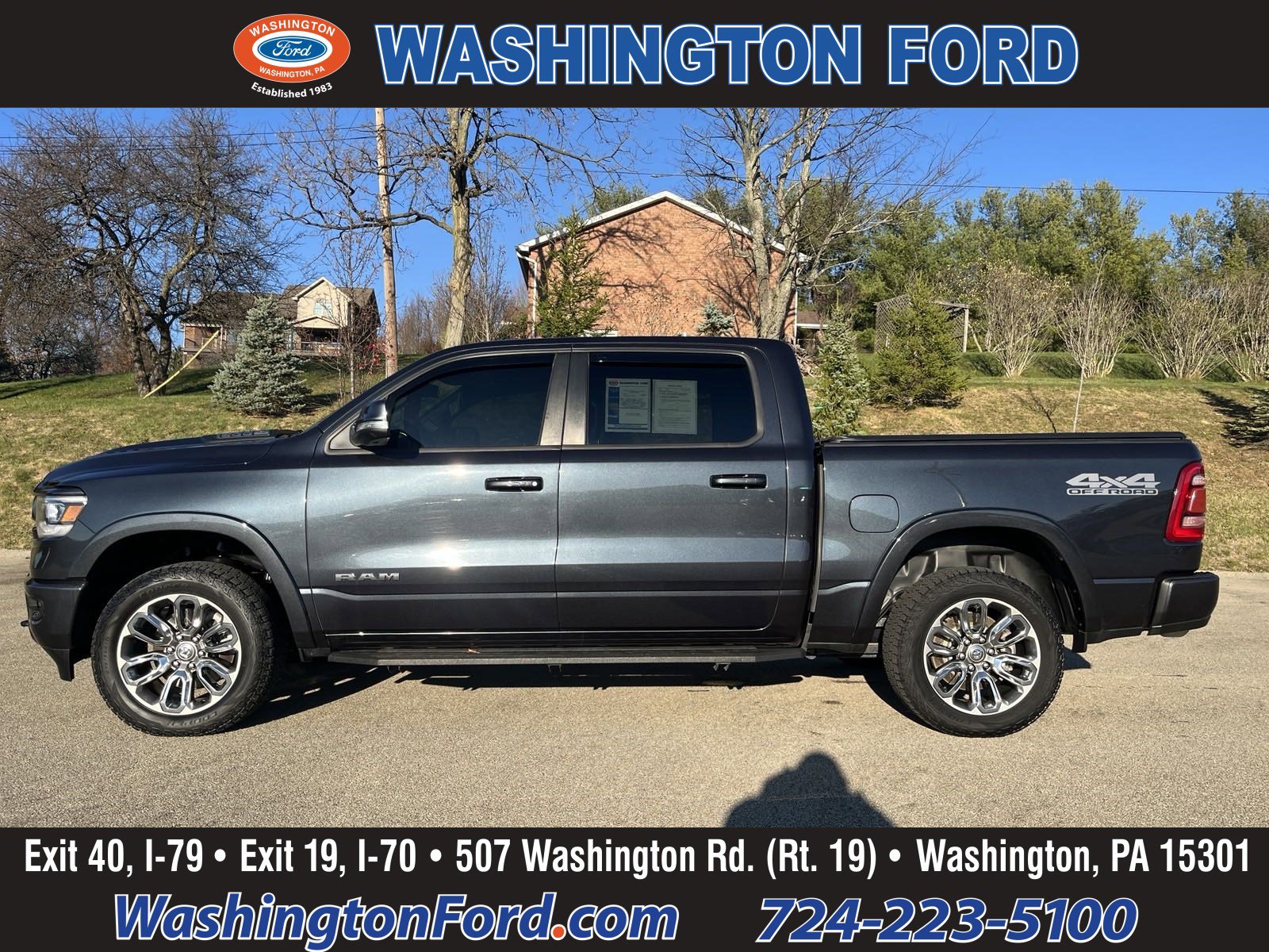 2020 RAM 1500 Laramie - 4X4 - LEATHER - Nav