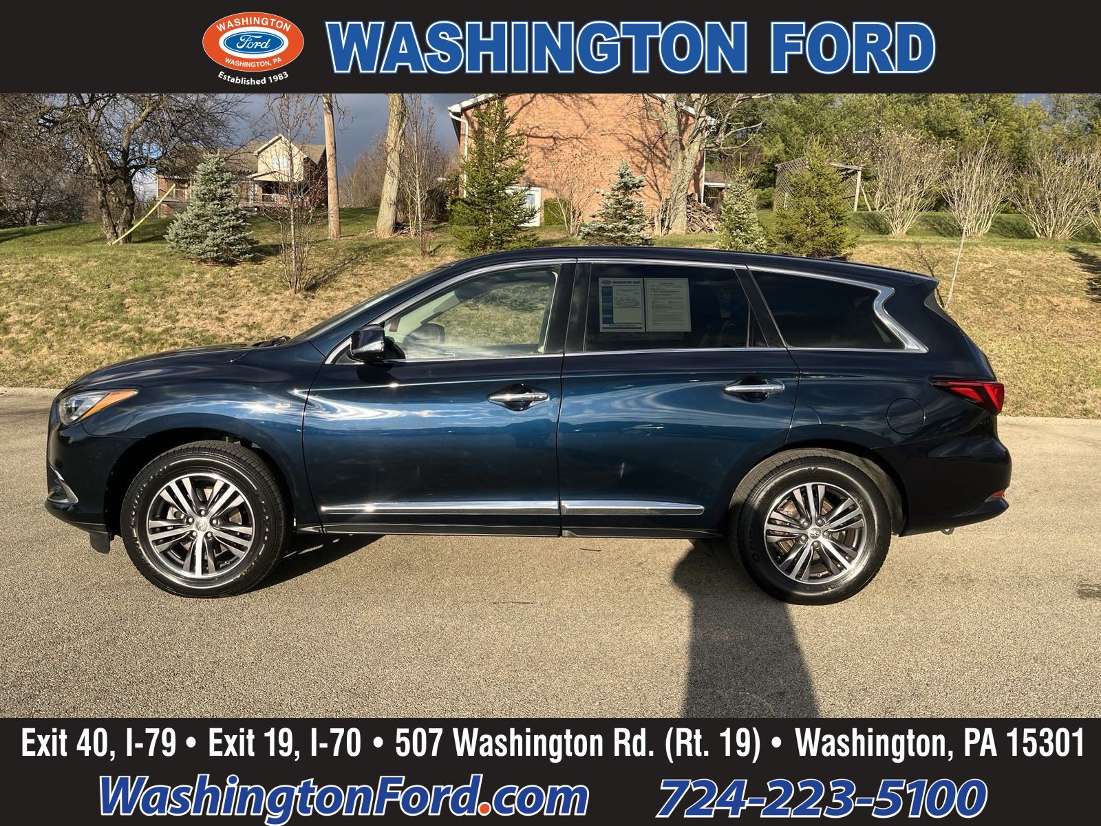 2019 INFINITI QX60 PURE - AWD - LEATHER - ROOF