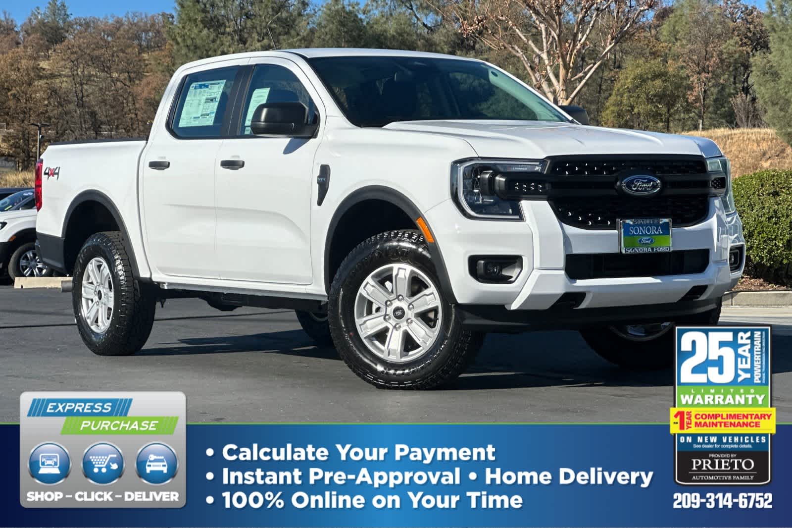 2024 Ford Ranger XL 4WD SuperCrew 5 Box